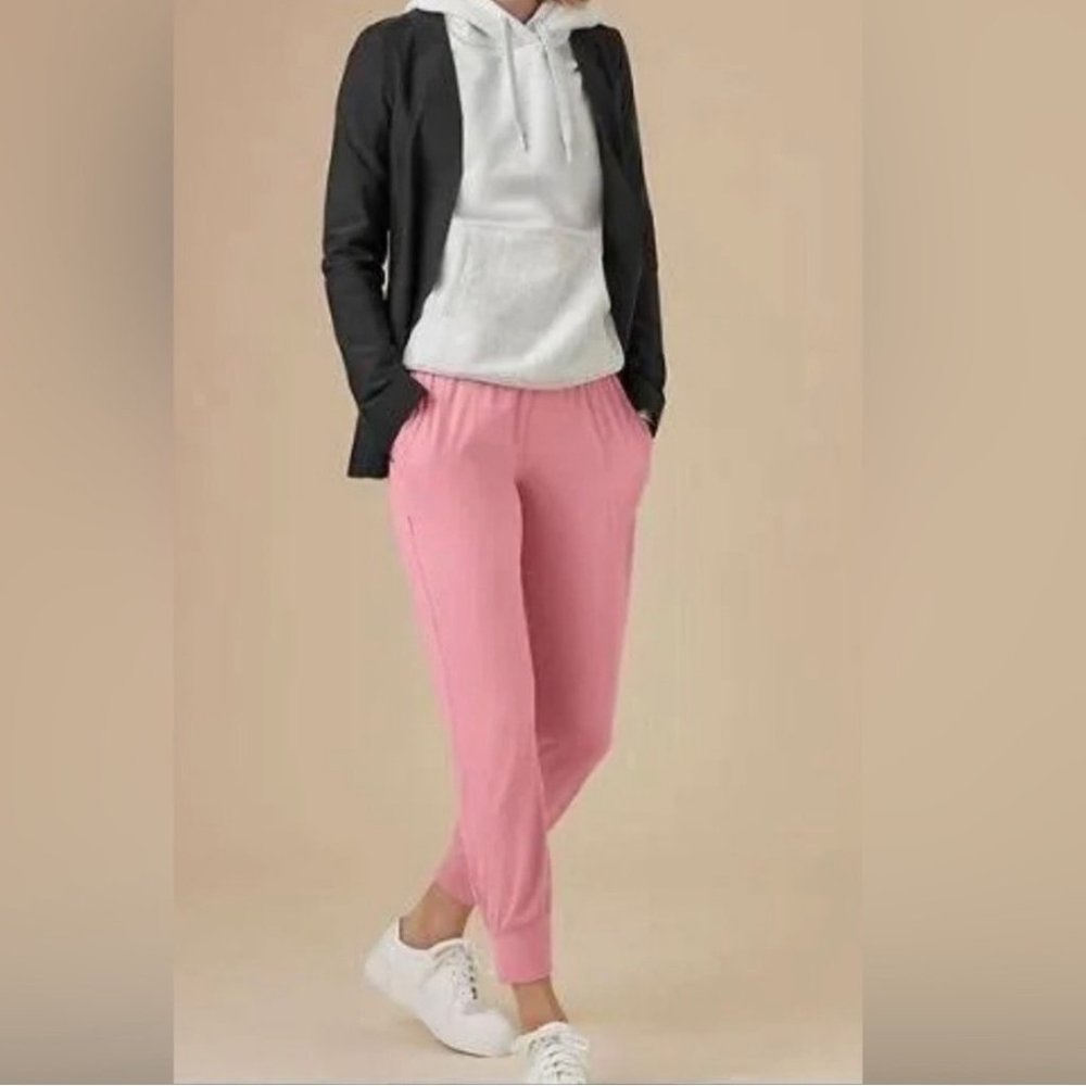 Athleta Women's Salutation Jogger in Light Pink size SP comfortable soft pockets - Picture 5 of 16
